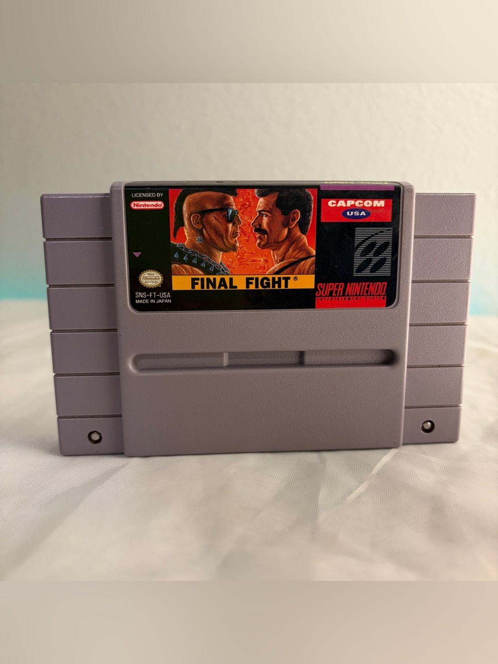 Final Fight Super Nintendo SNES 1991 Cartridge Only Tested and Authentic Works